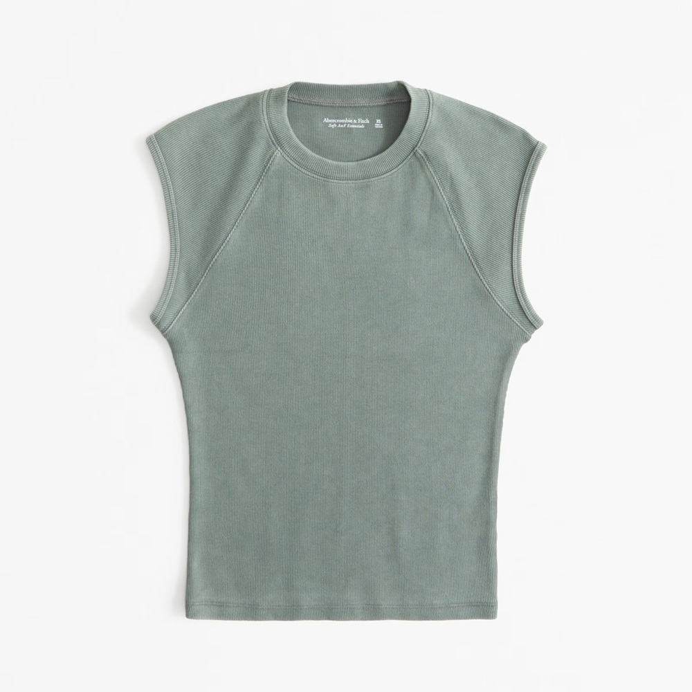 Abercrombie Essential Tuckable Shell Rib Tee
